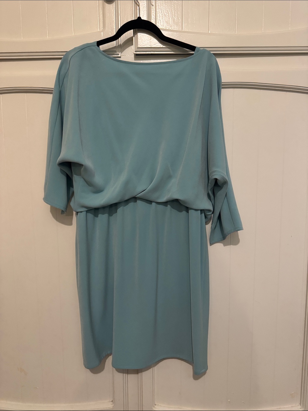 St. John Robins Egg Blue Women's Blouson Dress